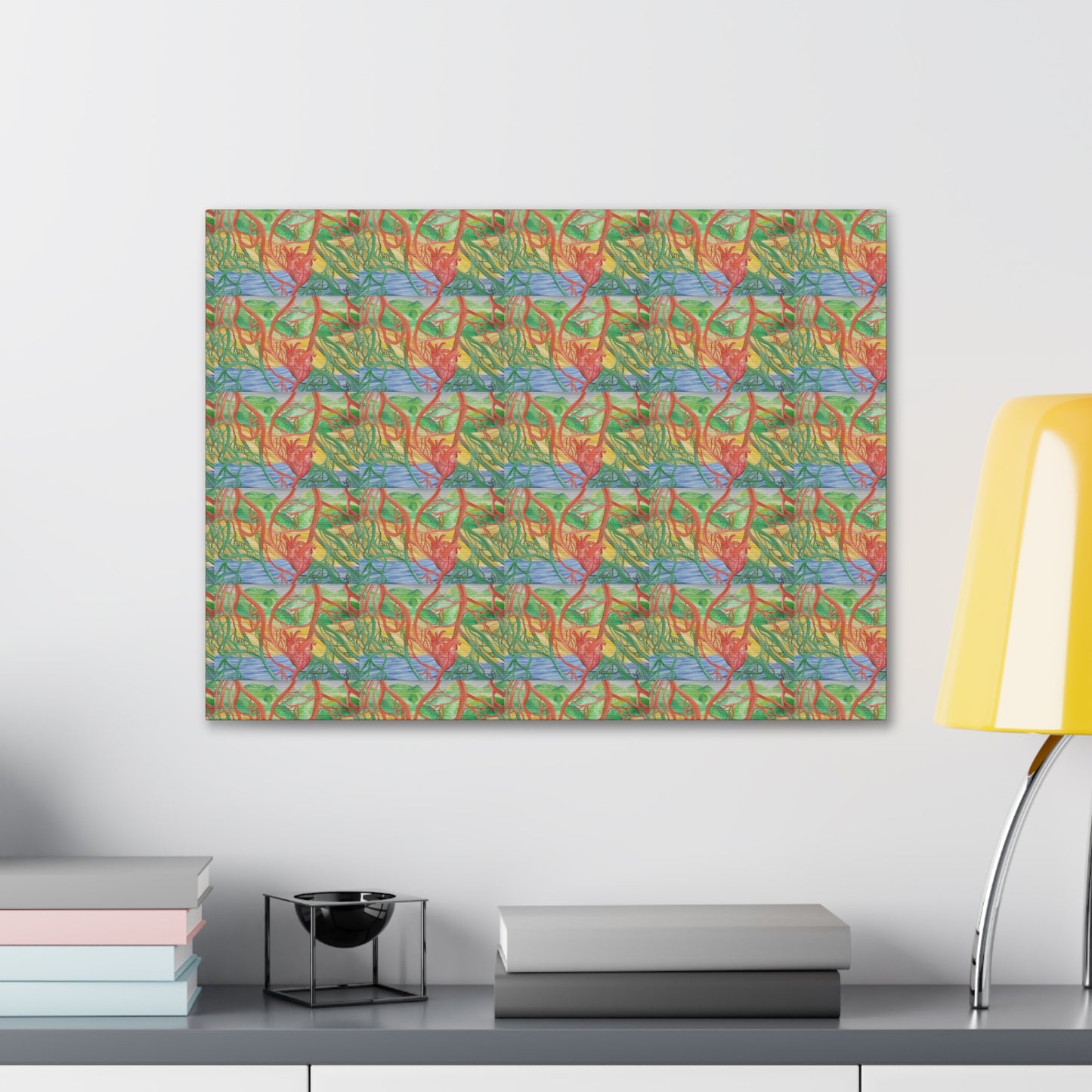 Eco Cardiology Canvas Gallery Wraps