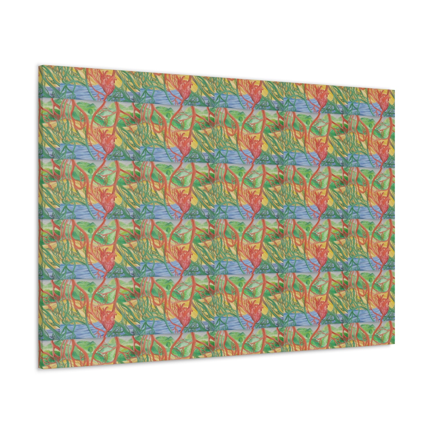 Eco Cardiology Canvas Gallery Wraps