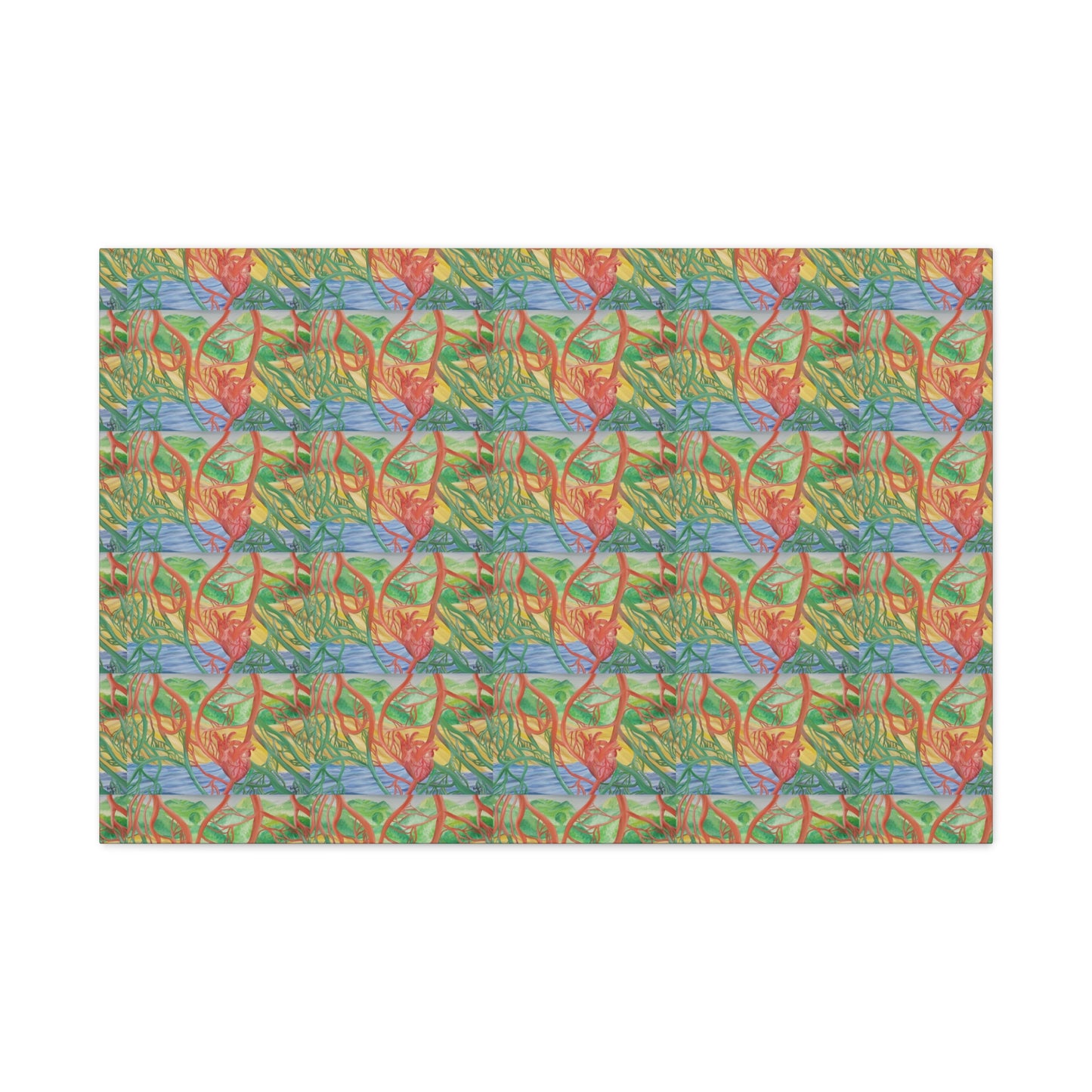 Eco Cardiology Canvas Gallery Wraps