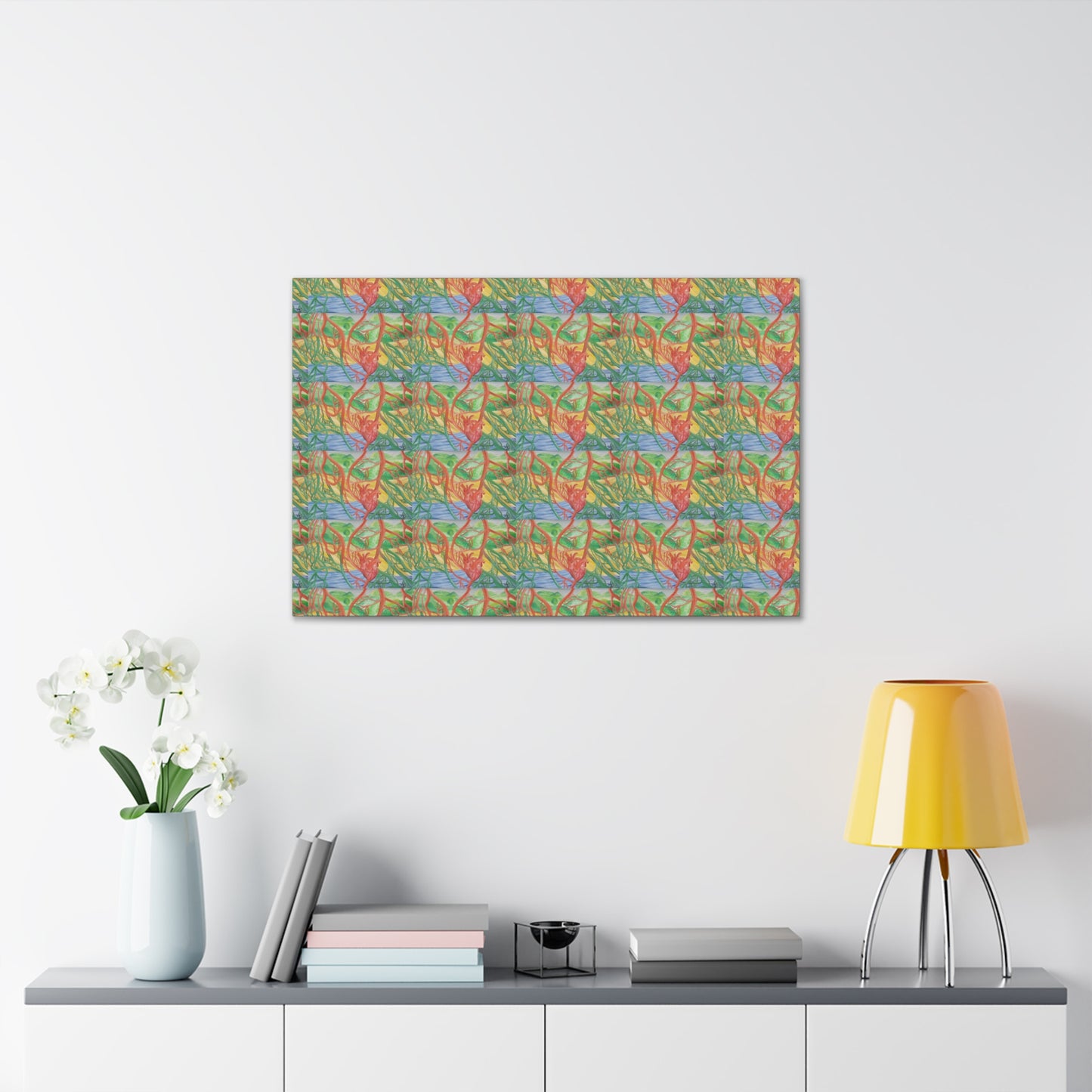 Eco Cardiology Canvas Gallery Wraps