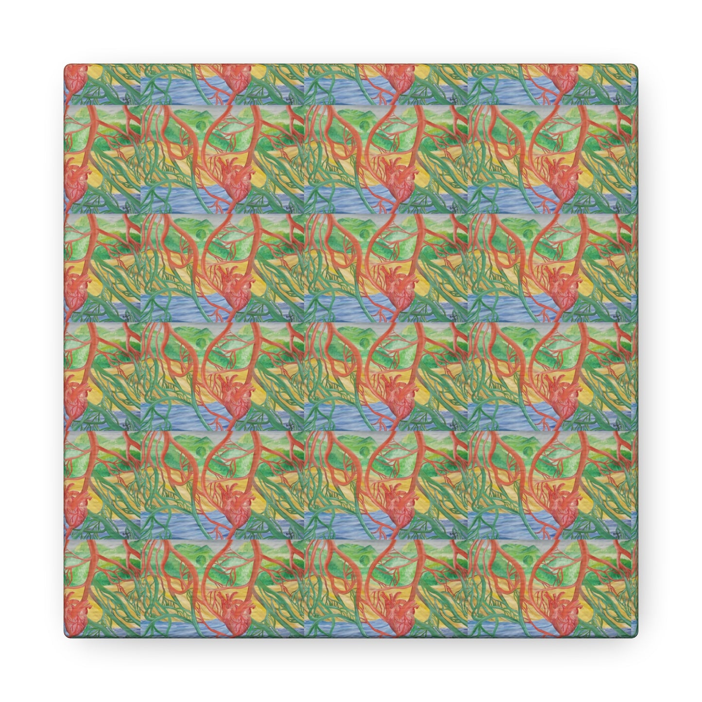 Eco Cardiology Canvas Gallery Wraps