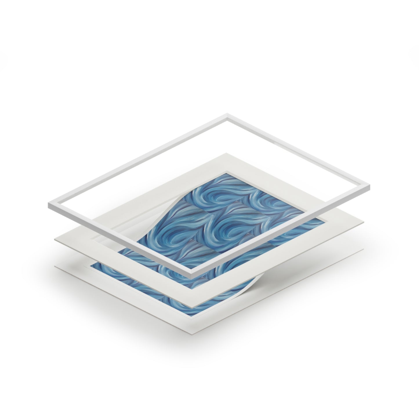 Intrinsic Reflection Fine Art Prints (Passepartout Paper Frame)