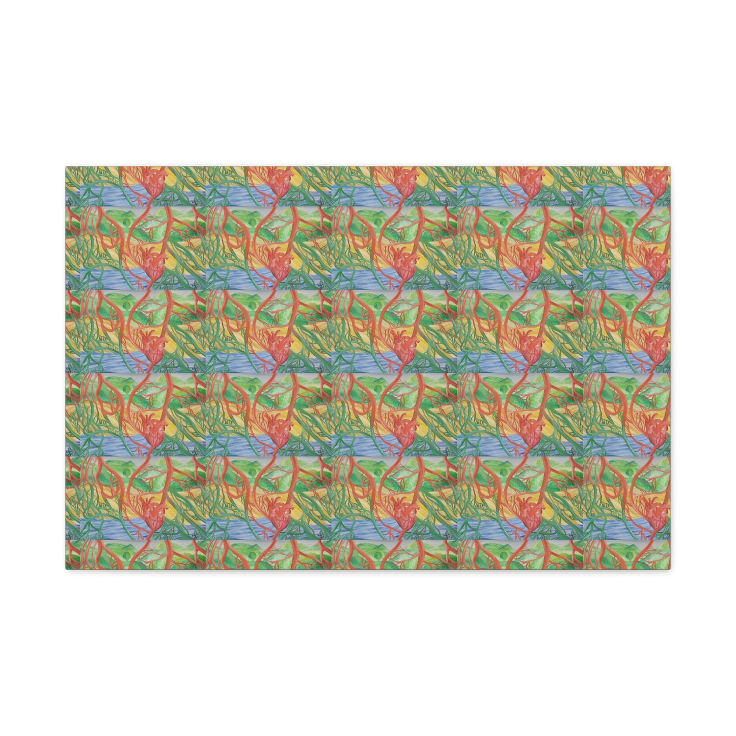 Eco Cardiology Canvas Gallery Wraps