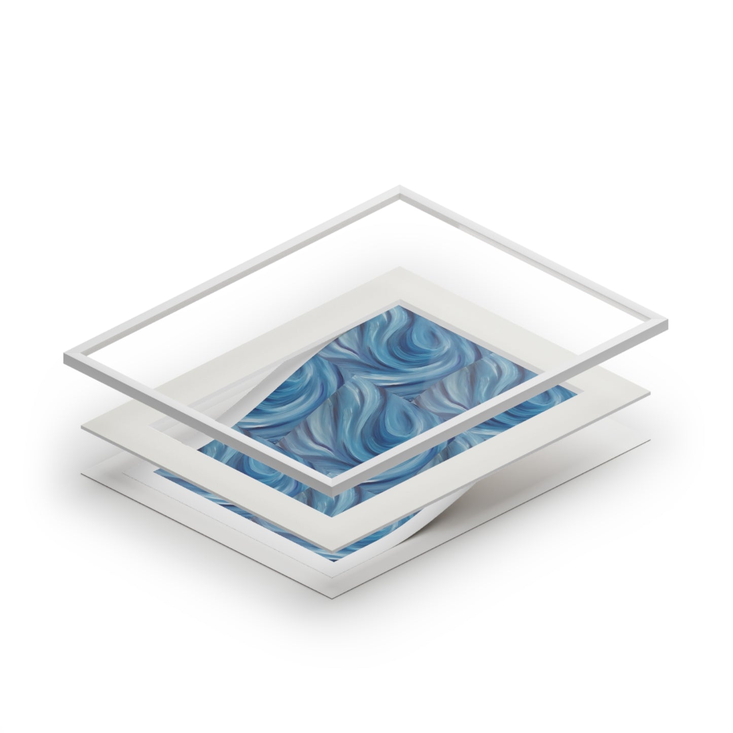 Intrinsic Reflection Fine Art Prints (Passepartout Paper Frame)