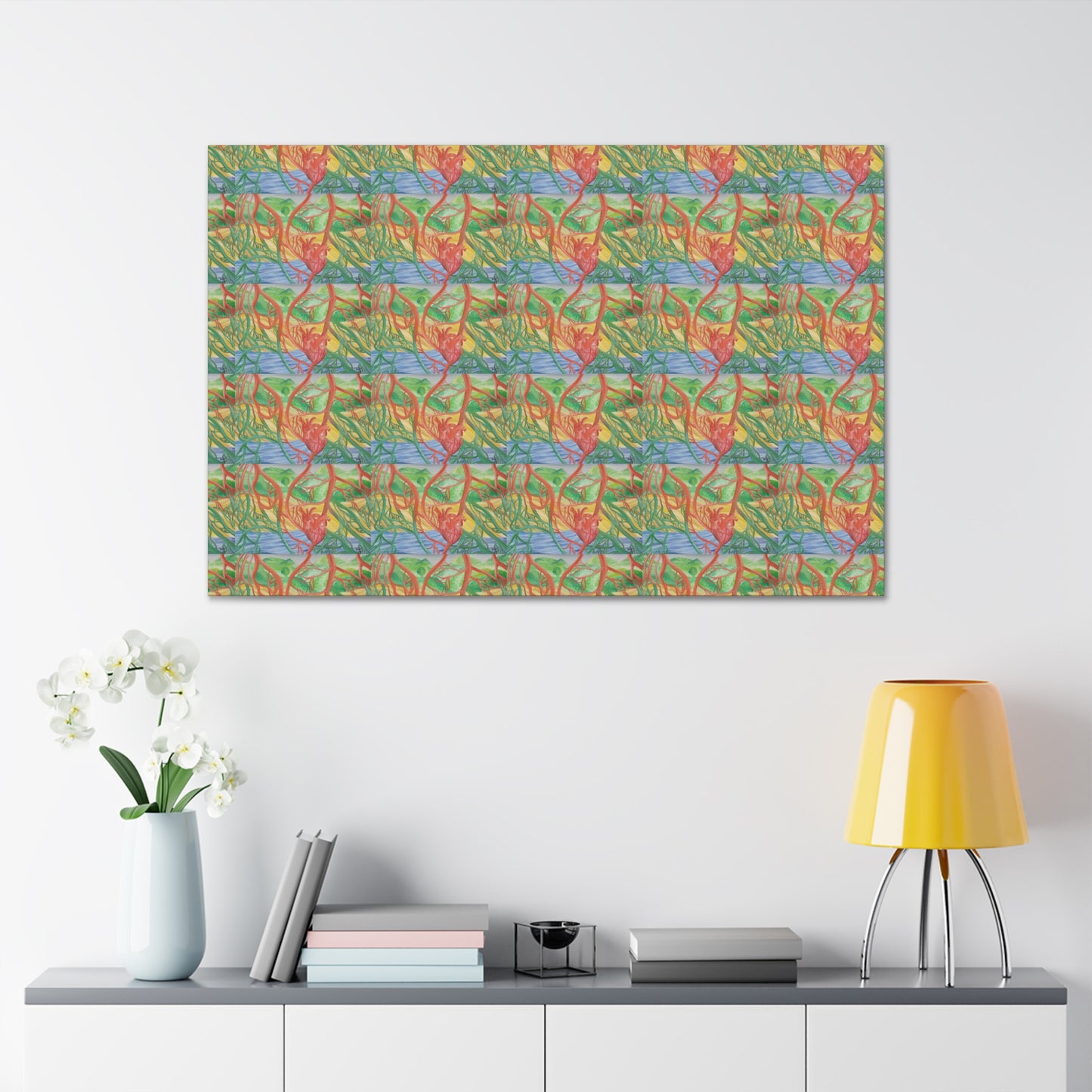 Eco Cardiology Canvas Gallery Wraps