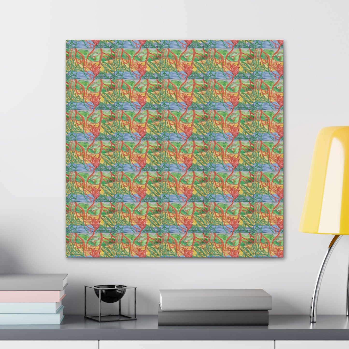 Eco Cardiology Canvas Gallery Wraps