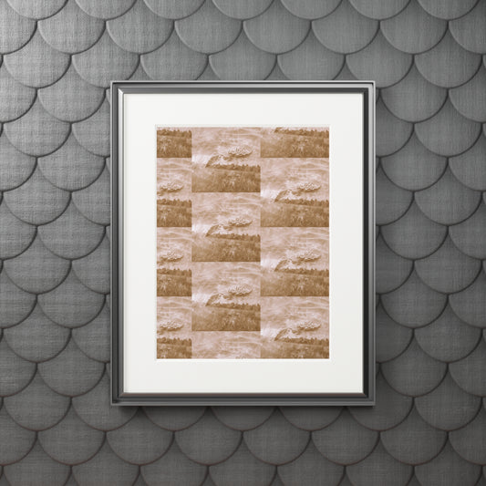 Sepian Exploration  Fine Art Prints (Passepartout Paper Frame)