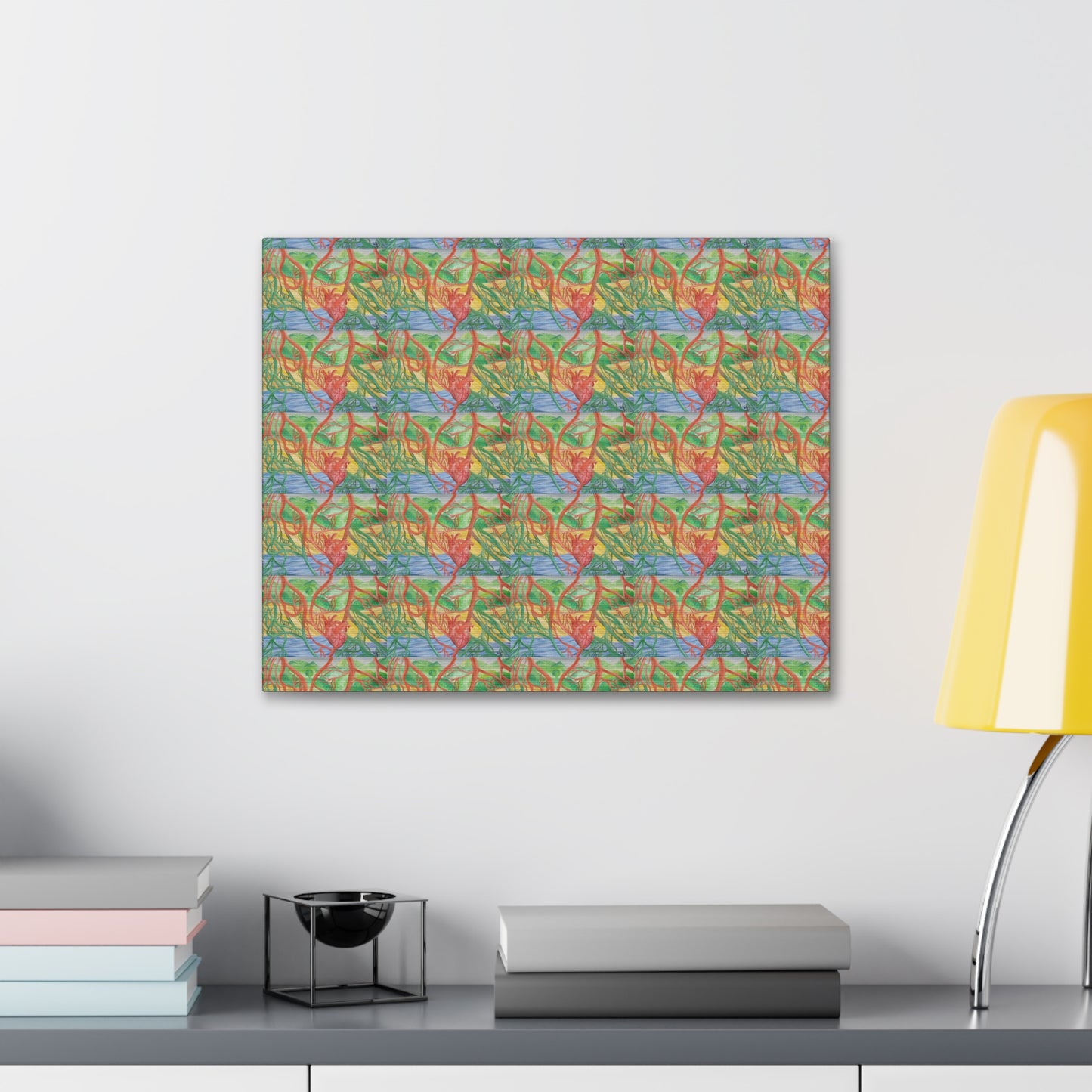 Eco Cardiology Canvas Gallery Wraps