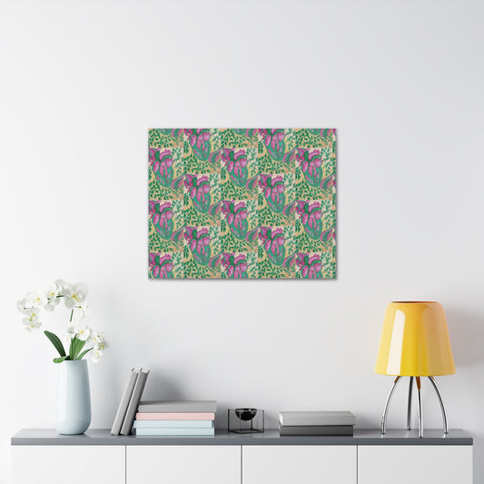 Green Cardiology Canvas Gallery Wraps