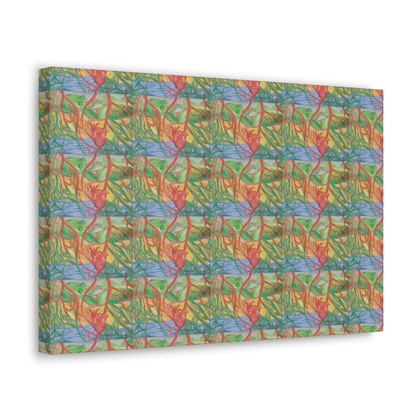 Eco Cardiology Canvas Gallery Wraps