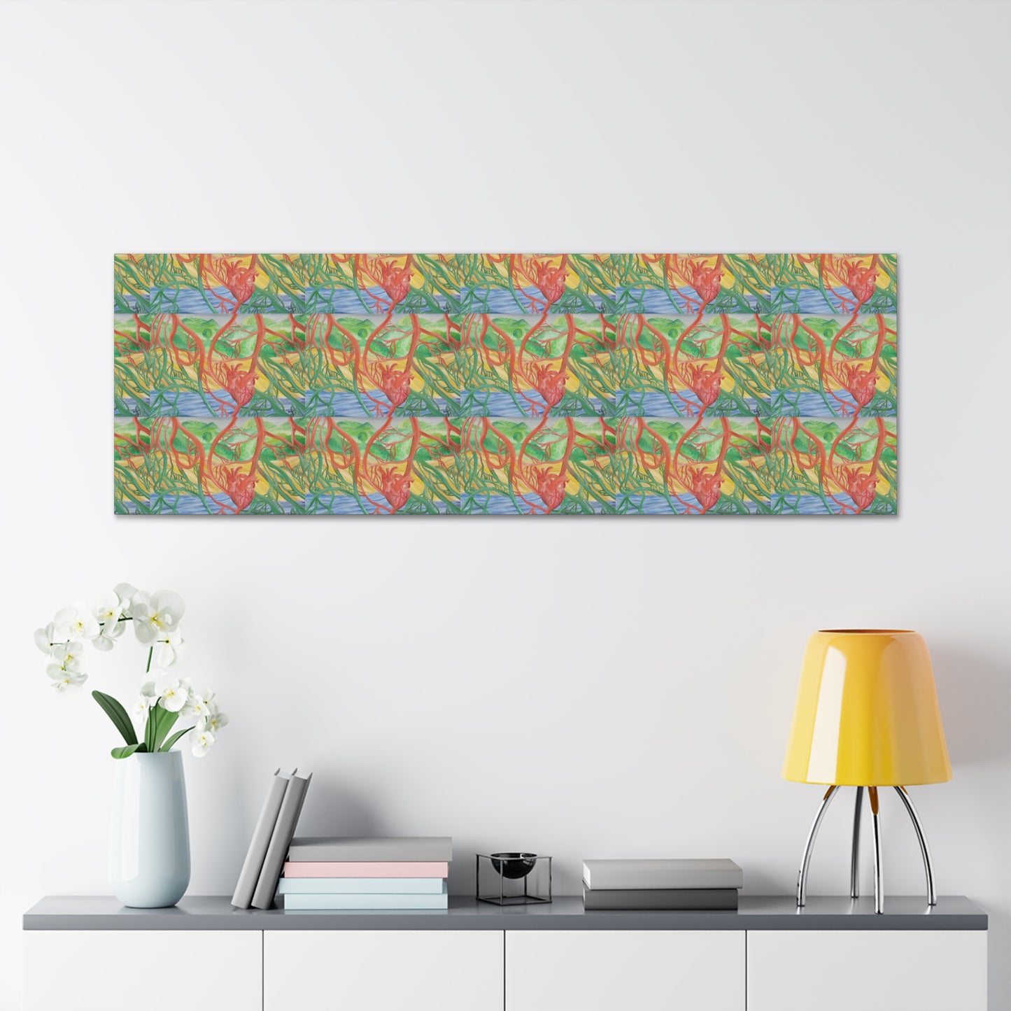 Eco Cardiology Canvas Gallery Wraps