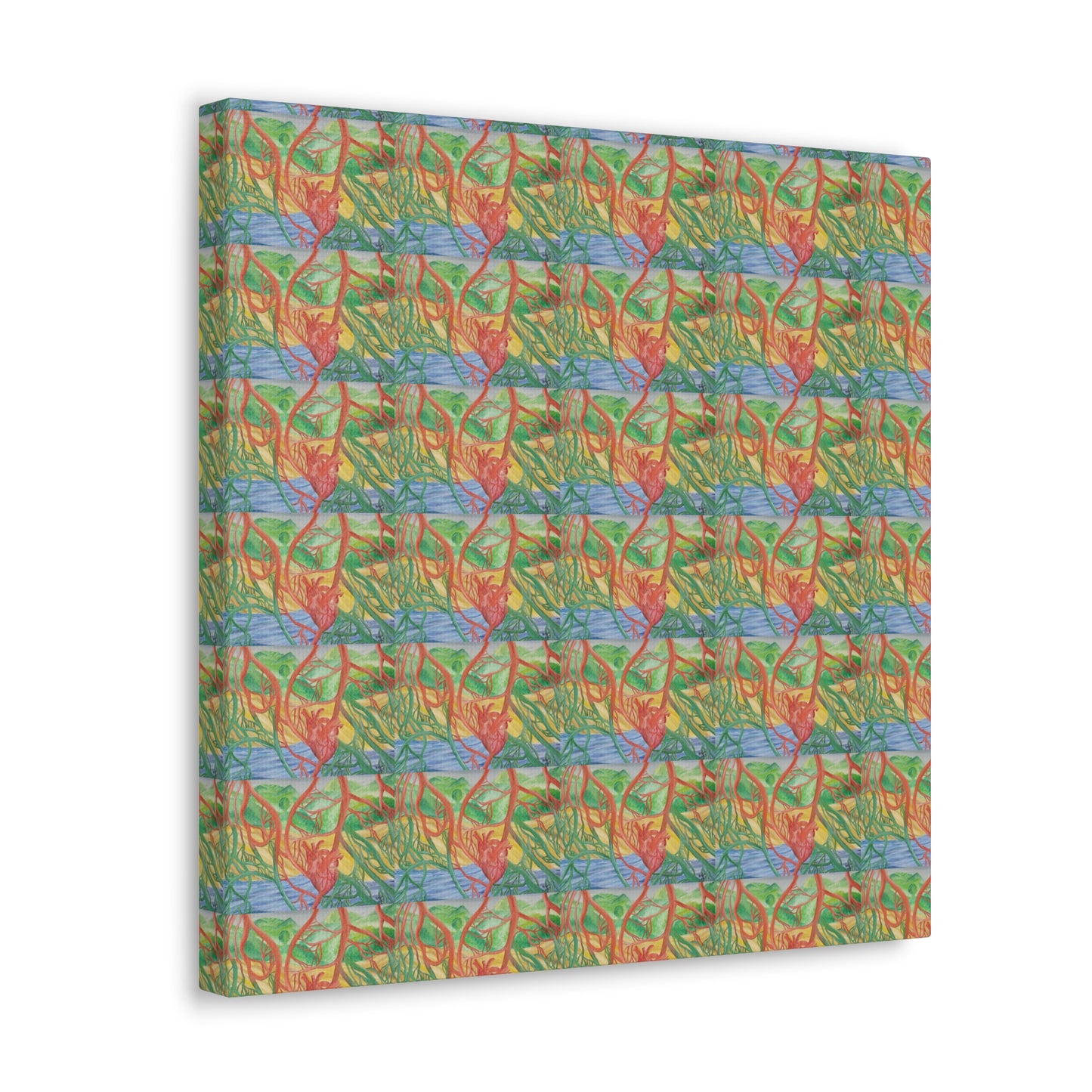 Eco Cardiology Canvas Gallery Wraps