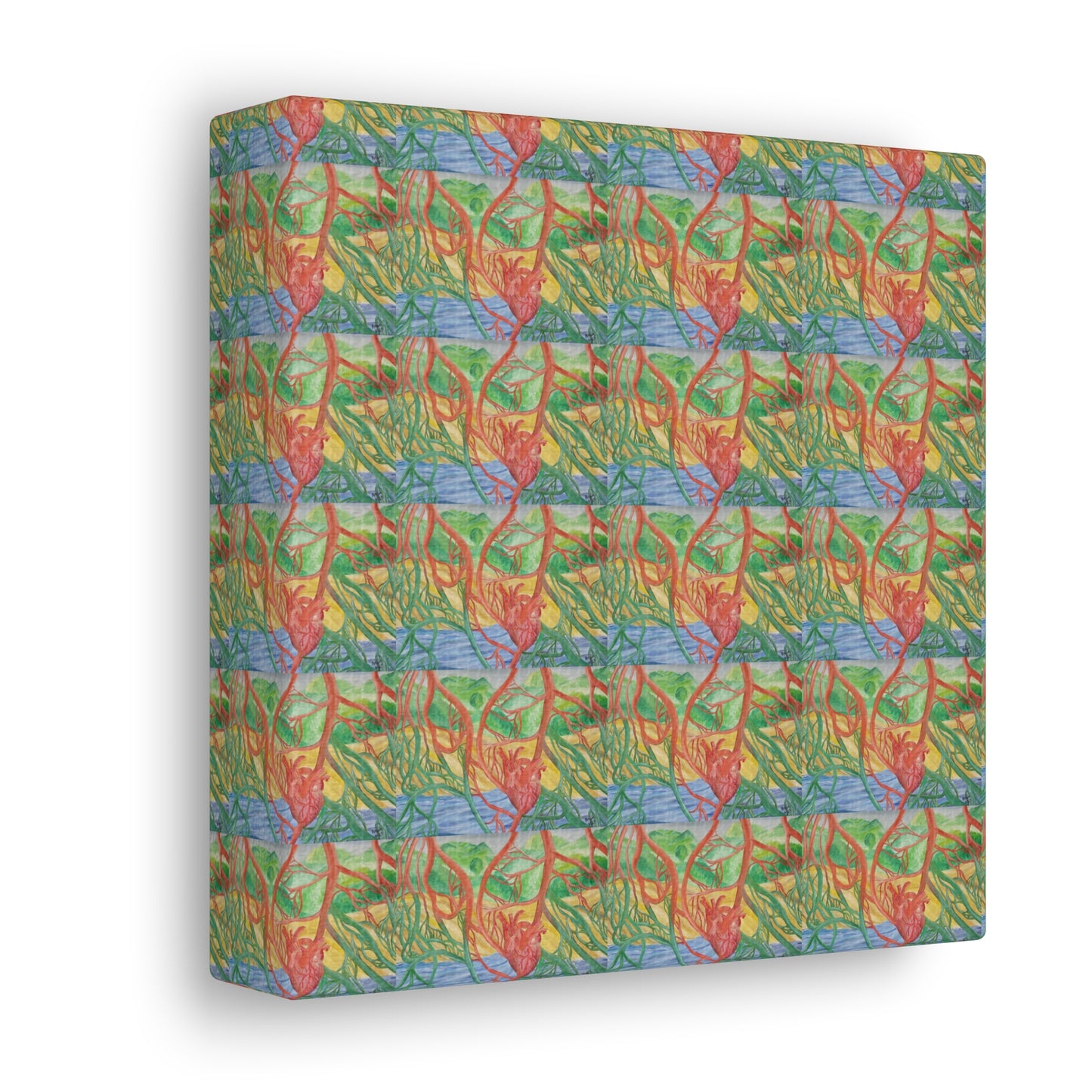 Eco Cardiology Canvas Gallery Wraps