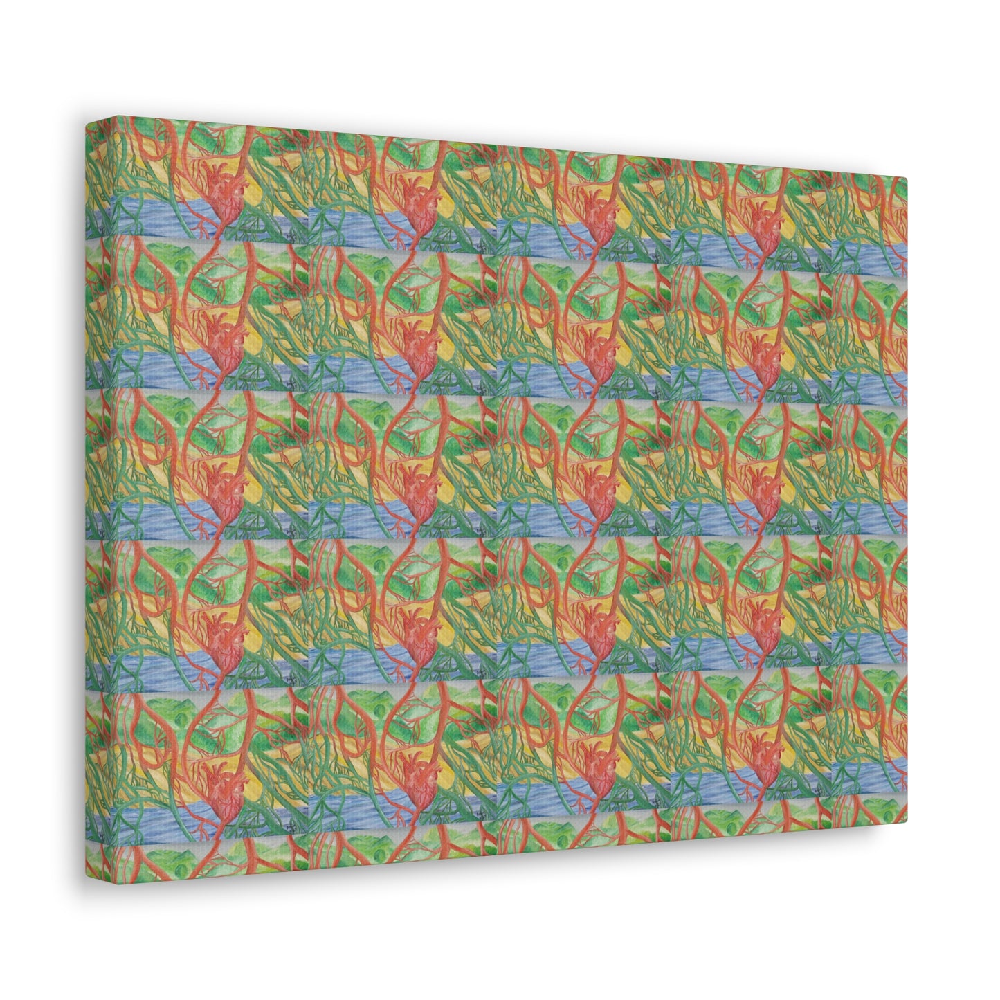 Eco Cardiology Canvas Gallery Wraps