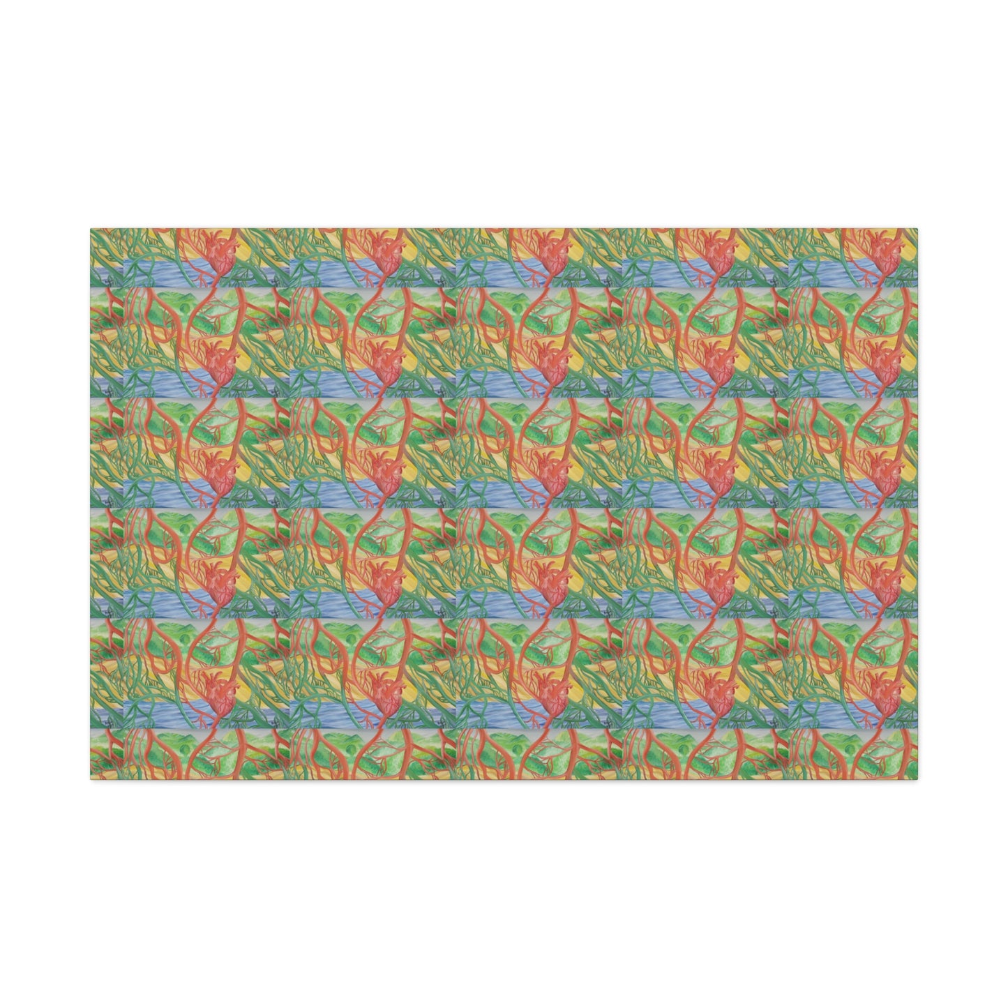 Eco Cardiology Canvas Gallery Wraps