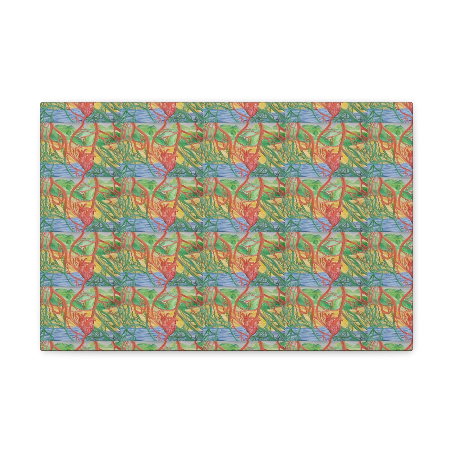 Eco Cardiology Canvas Gallery Wraps