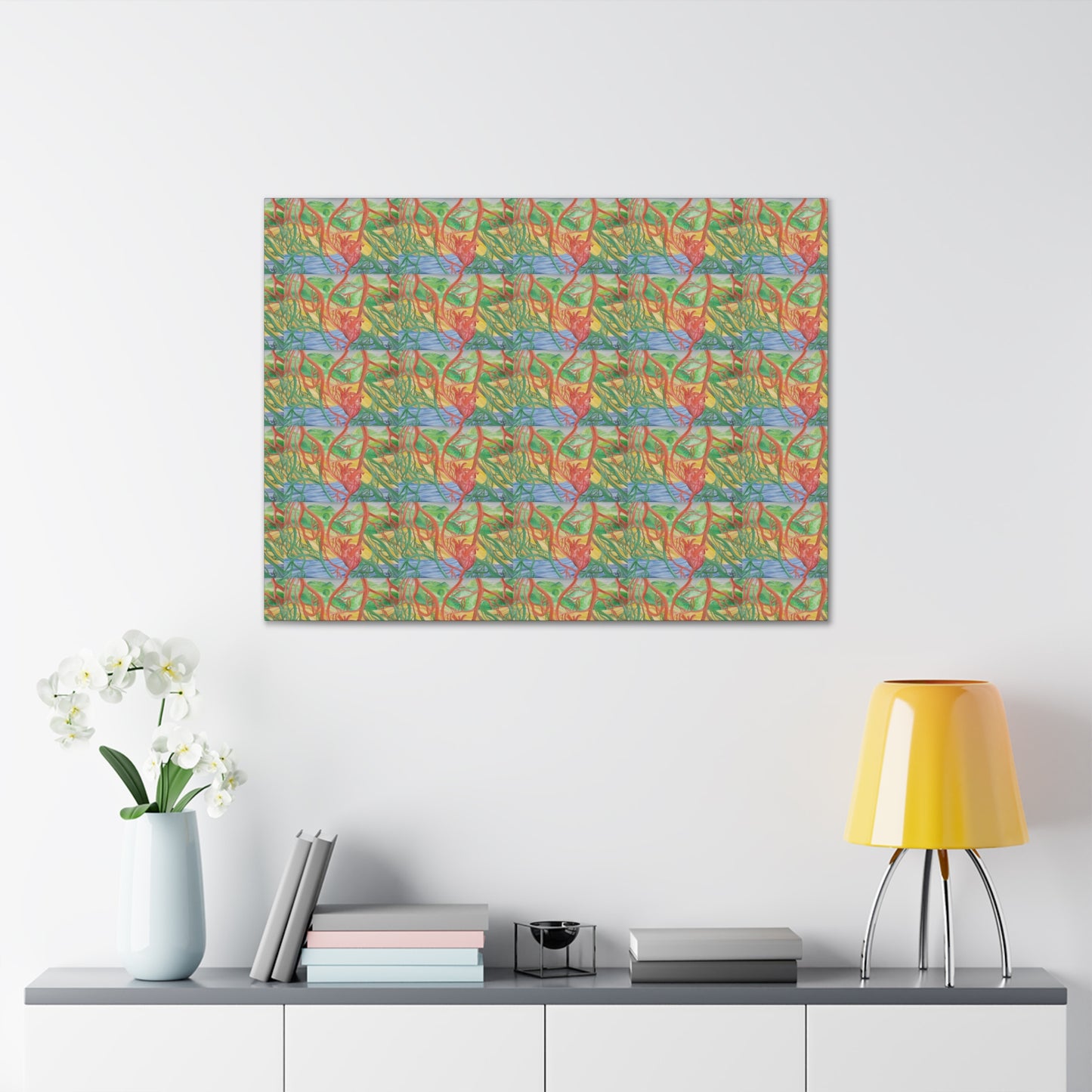 Eco Cardiology Canvas Gallery Wraps