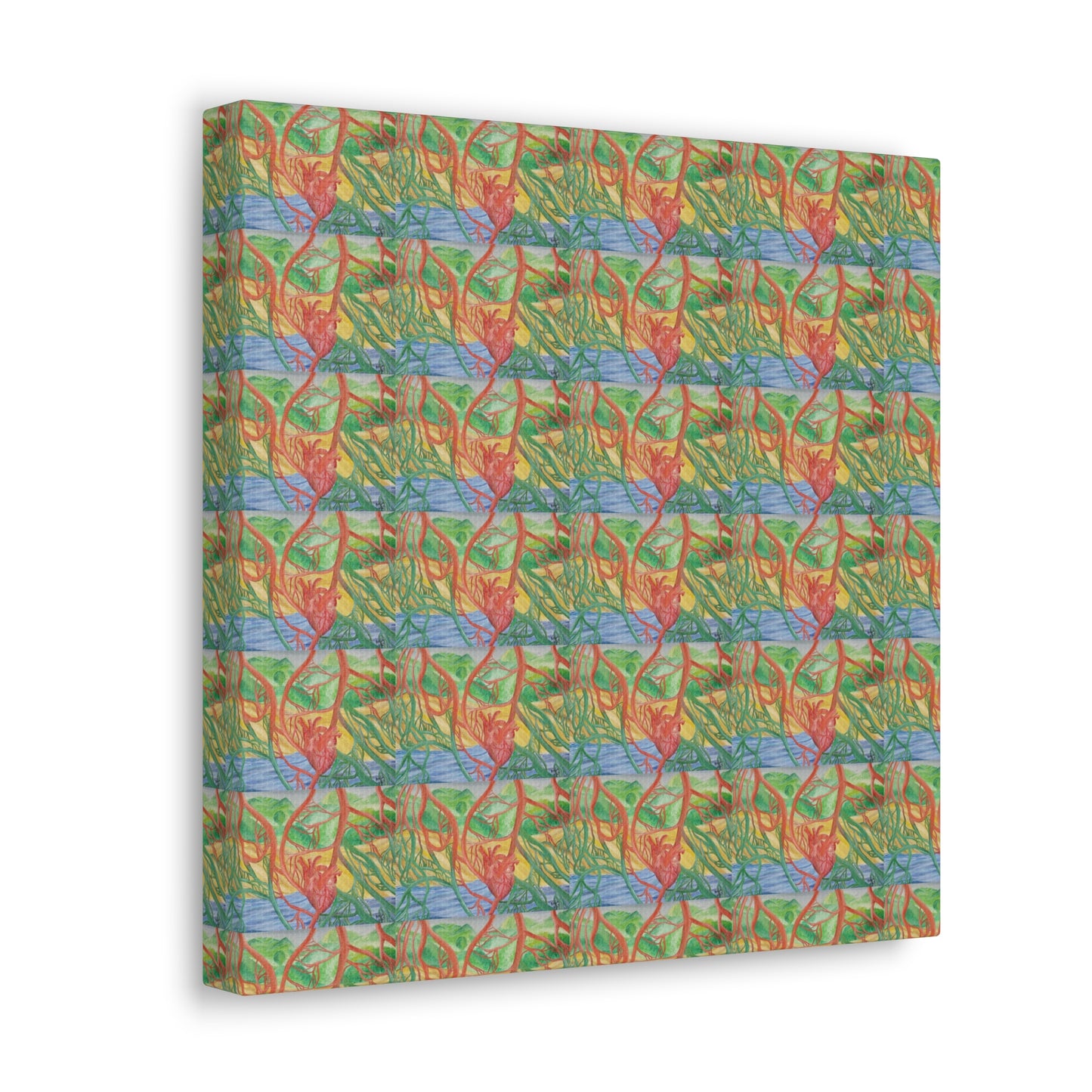 Eco Cardiology Canvas Gallery Wraps