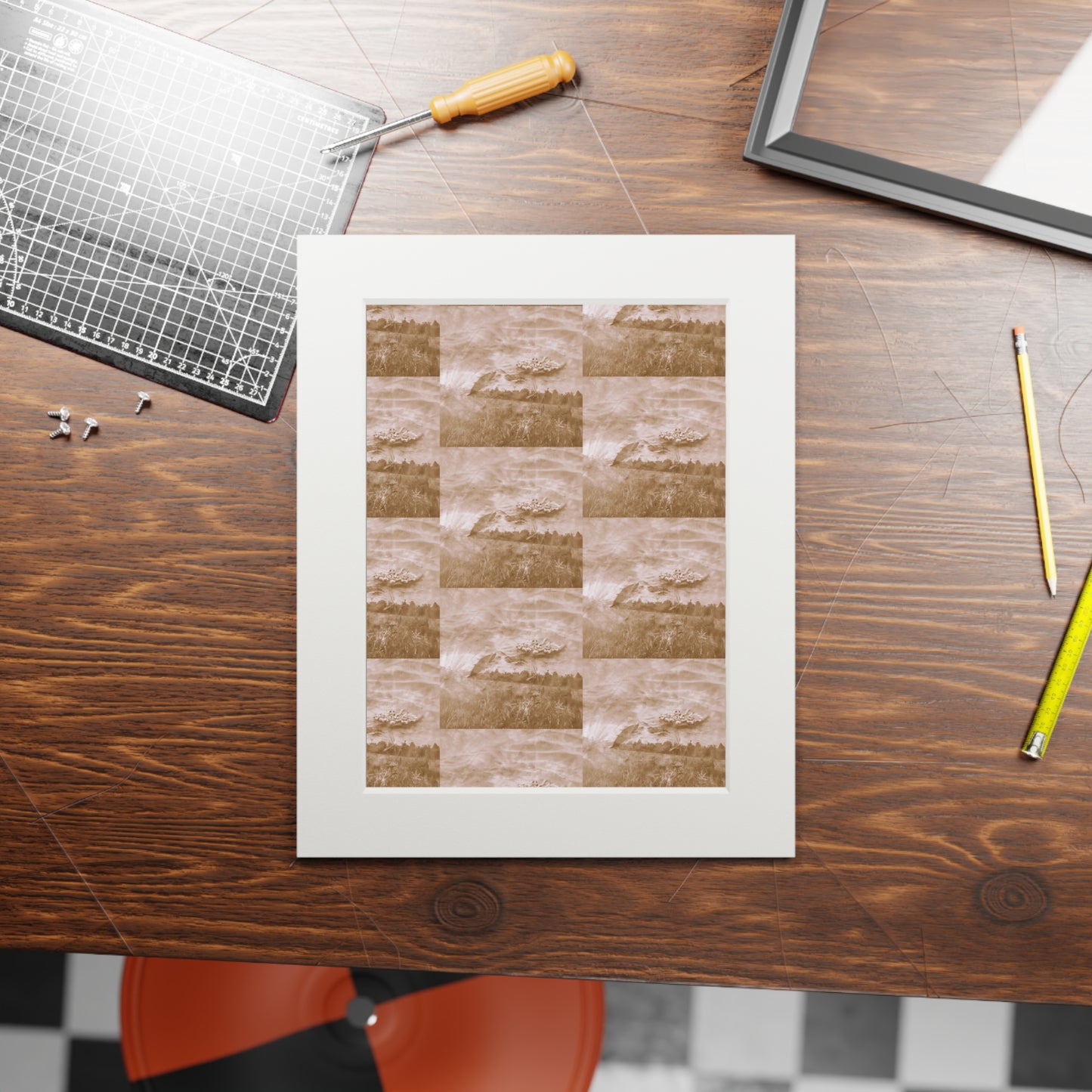 Sepian Exploration  Fine Art Prints (Passepartout Paper Frame)