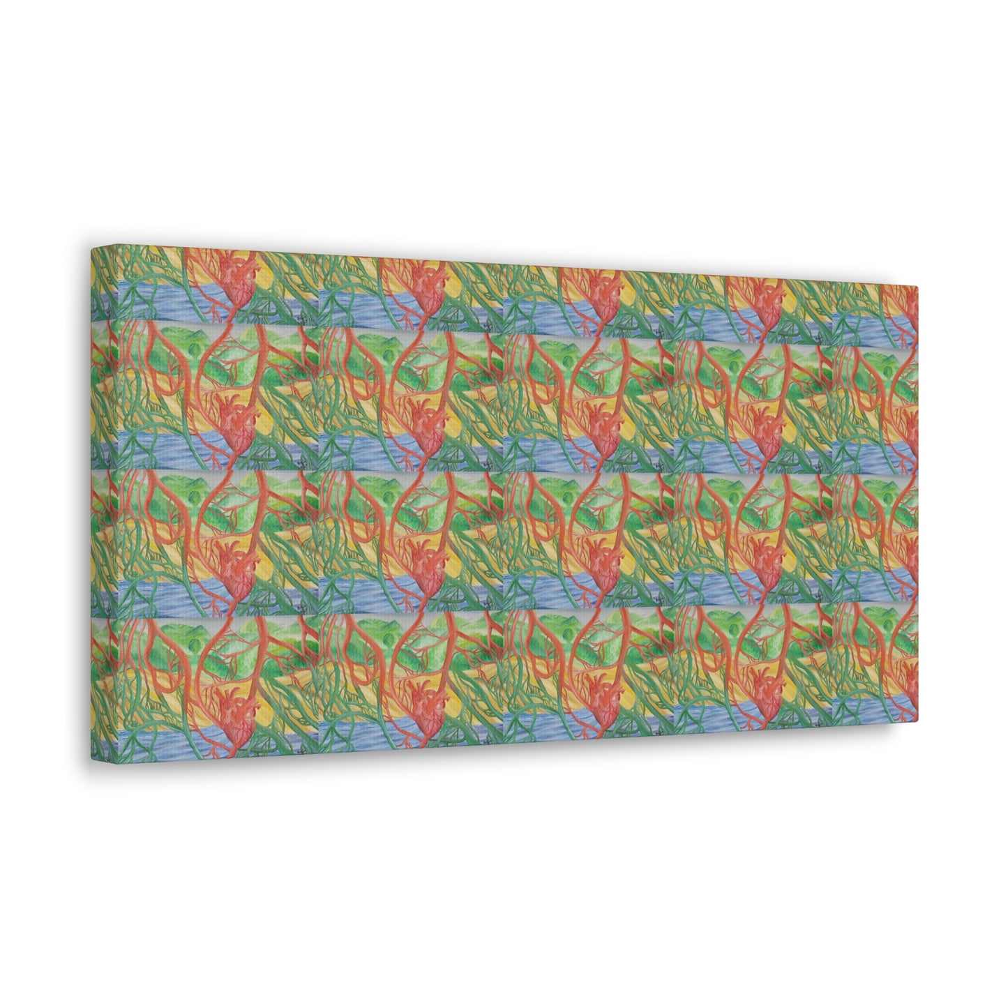 Eco Cardiology Canvas Gallery Wraps