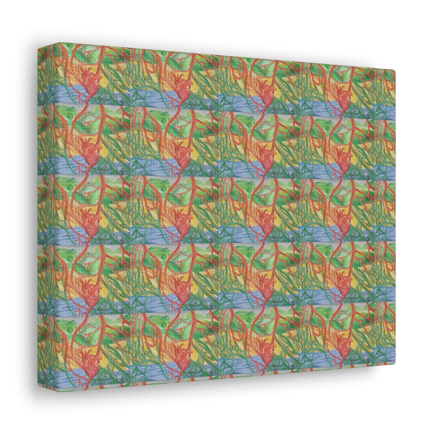 Eco Cardiology Canvas Gallery Wraps