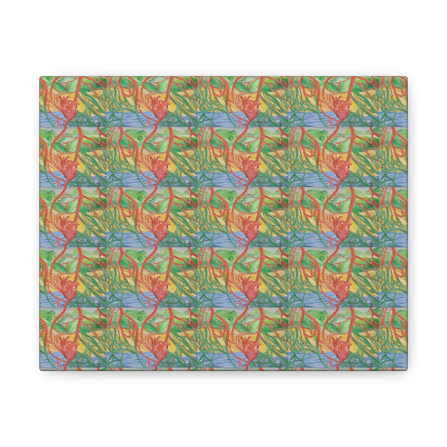 Eco Cardiology Canvas Gallery Wraps