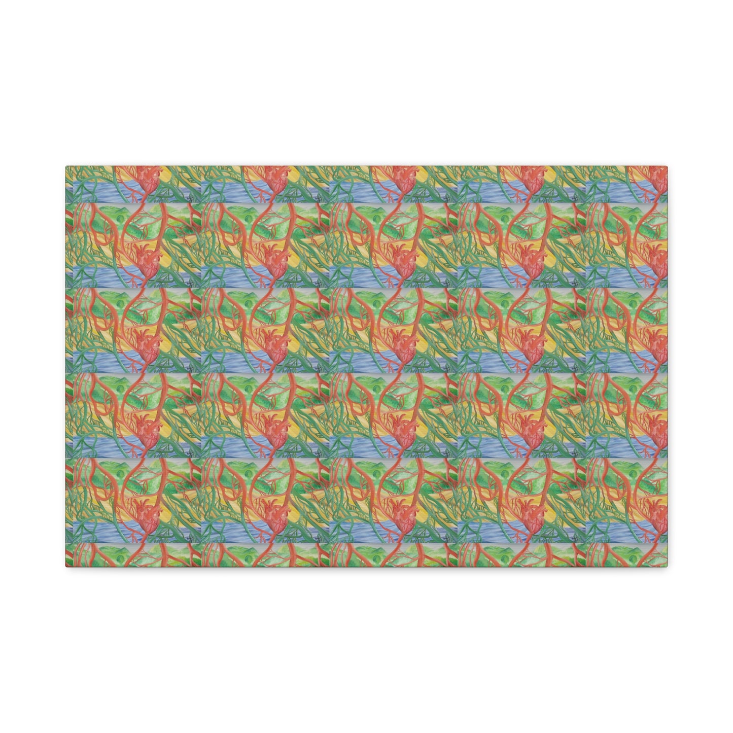 Eco Cardiology Canvas Gallery Wraps