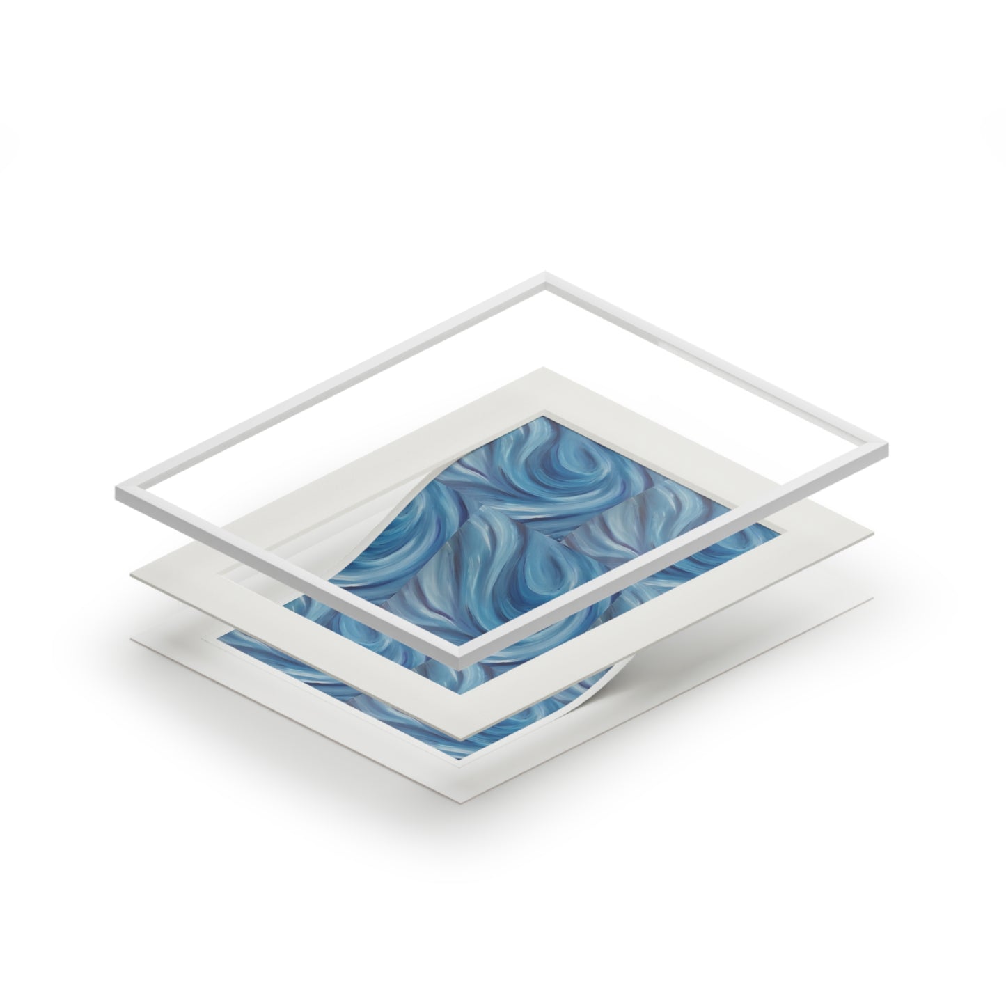 Intrinsic Reflection Fine Art Prints (Passepartout Paper Frame)