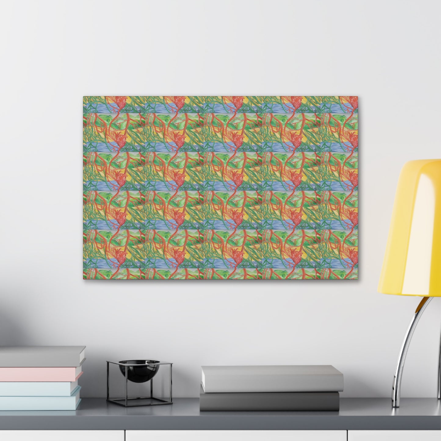 Eco Cardiology Canvas Gallery Wraps