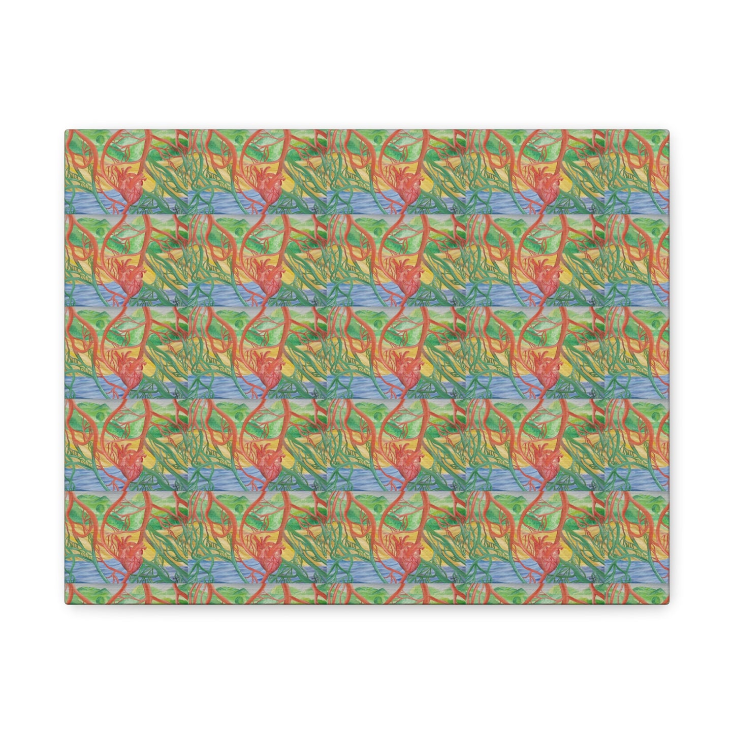 Eco Cardiology Canvas Gallery Wraps