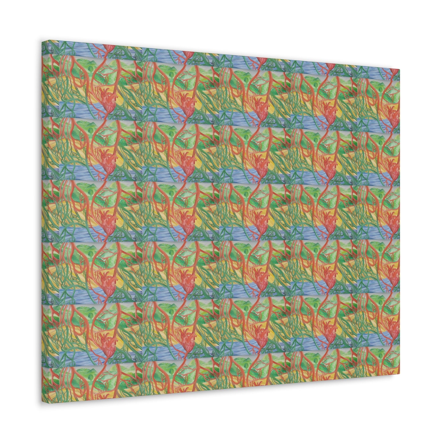 Eco Cardiology Canvas Gallery Wraps