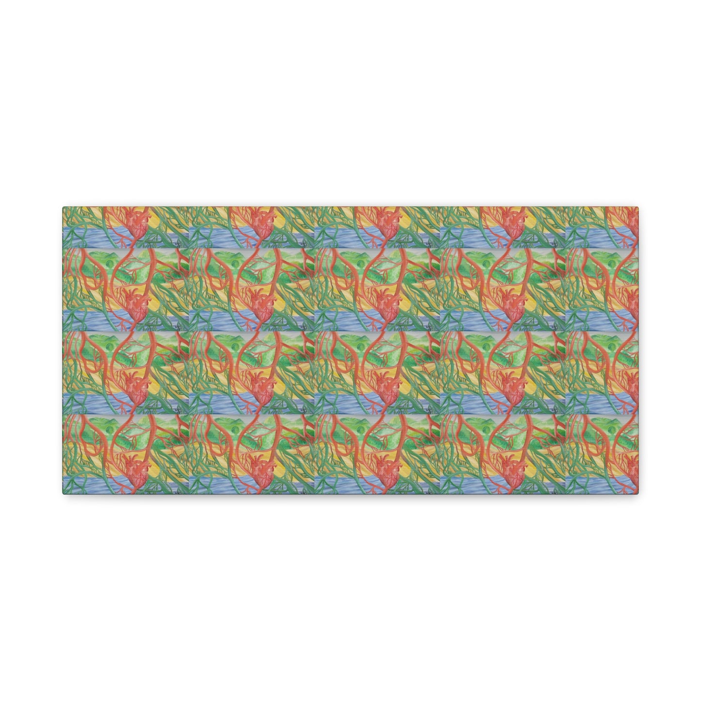 Eco Cardiology Canvas Gallery Wraps