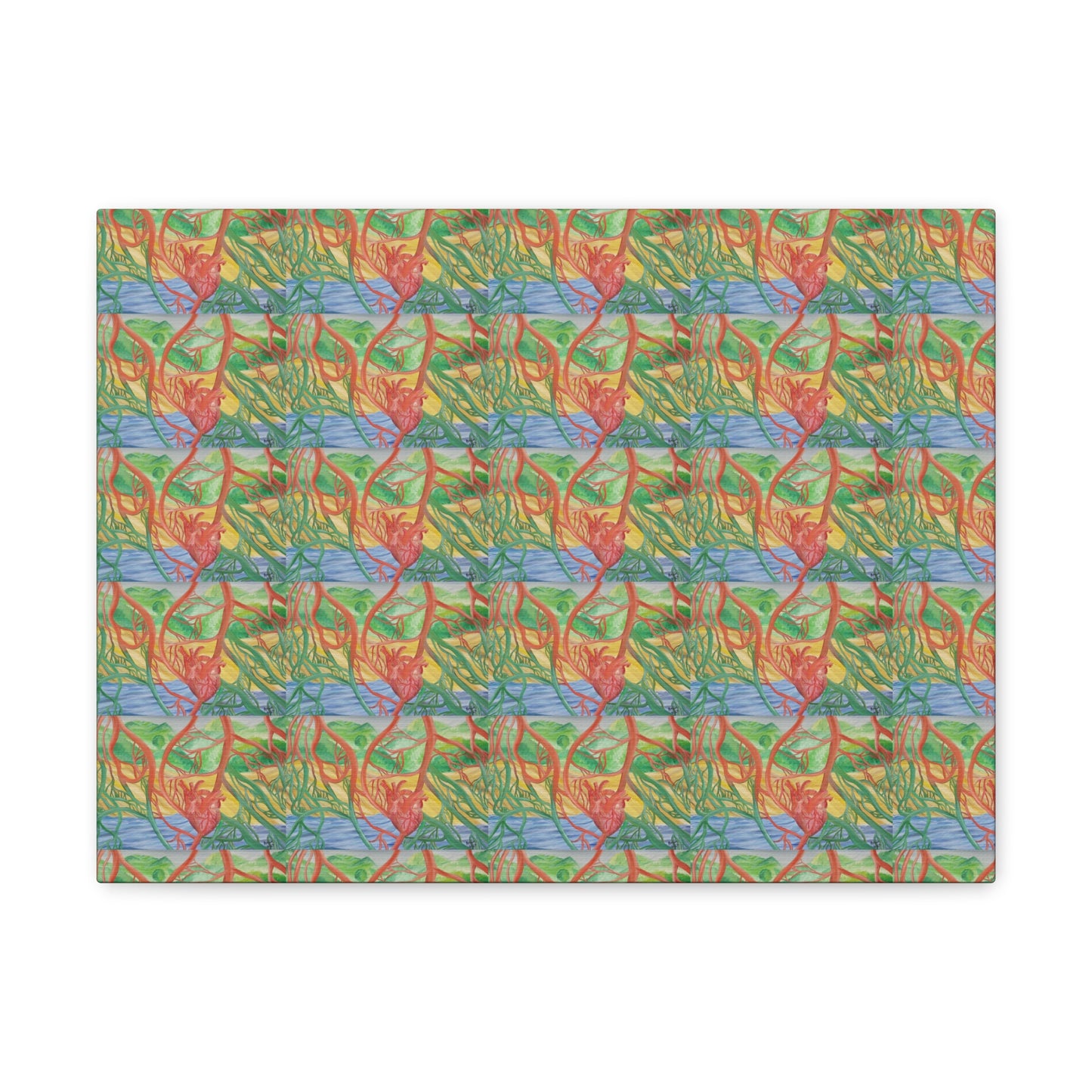 Eco Cardiology Canvas Gallery Wraps