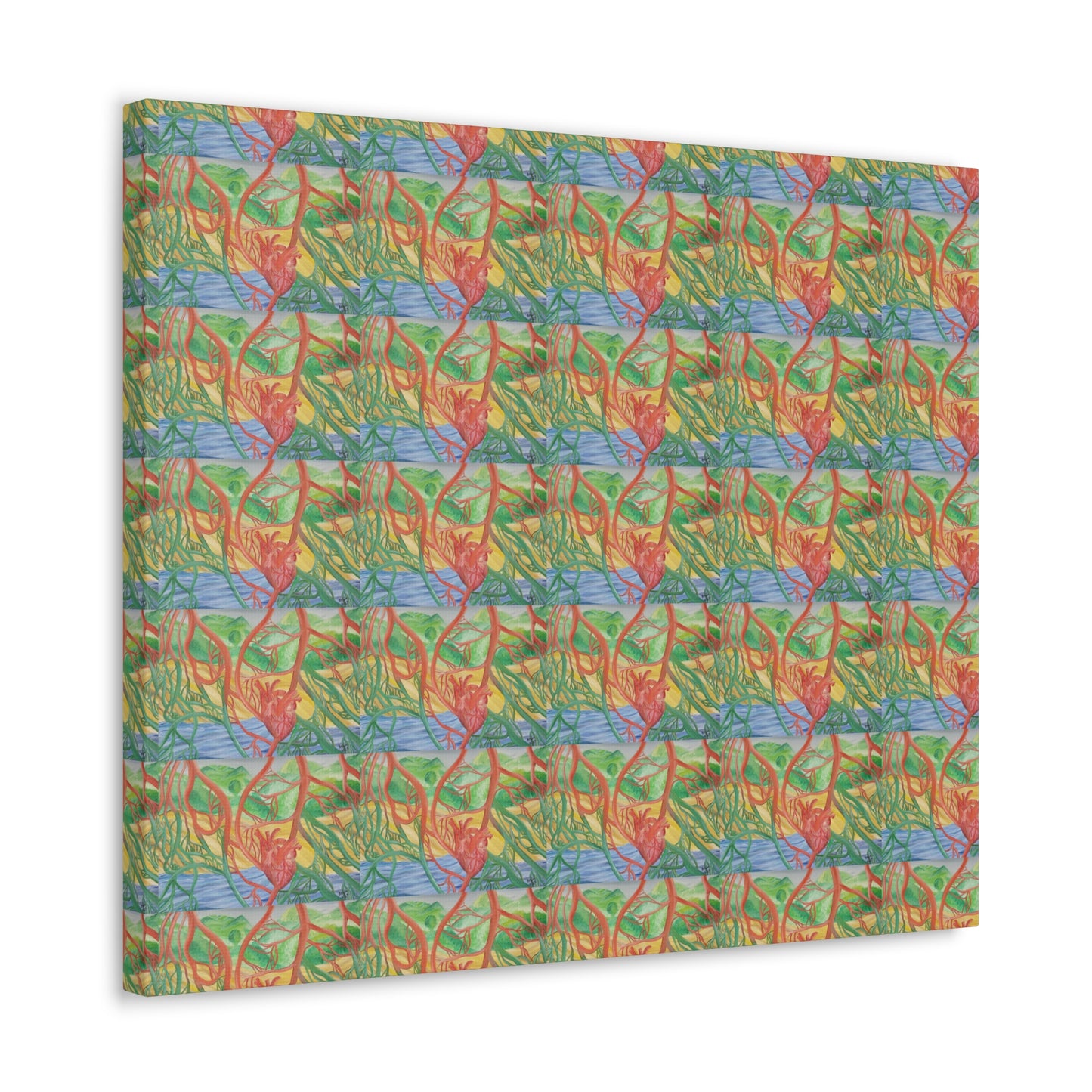 Eco Cardiology Canvas Gallery Wraps