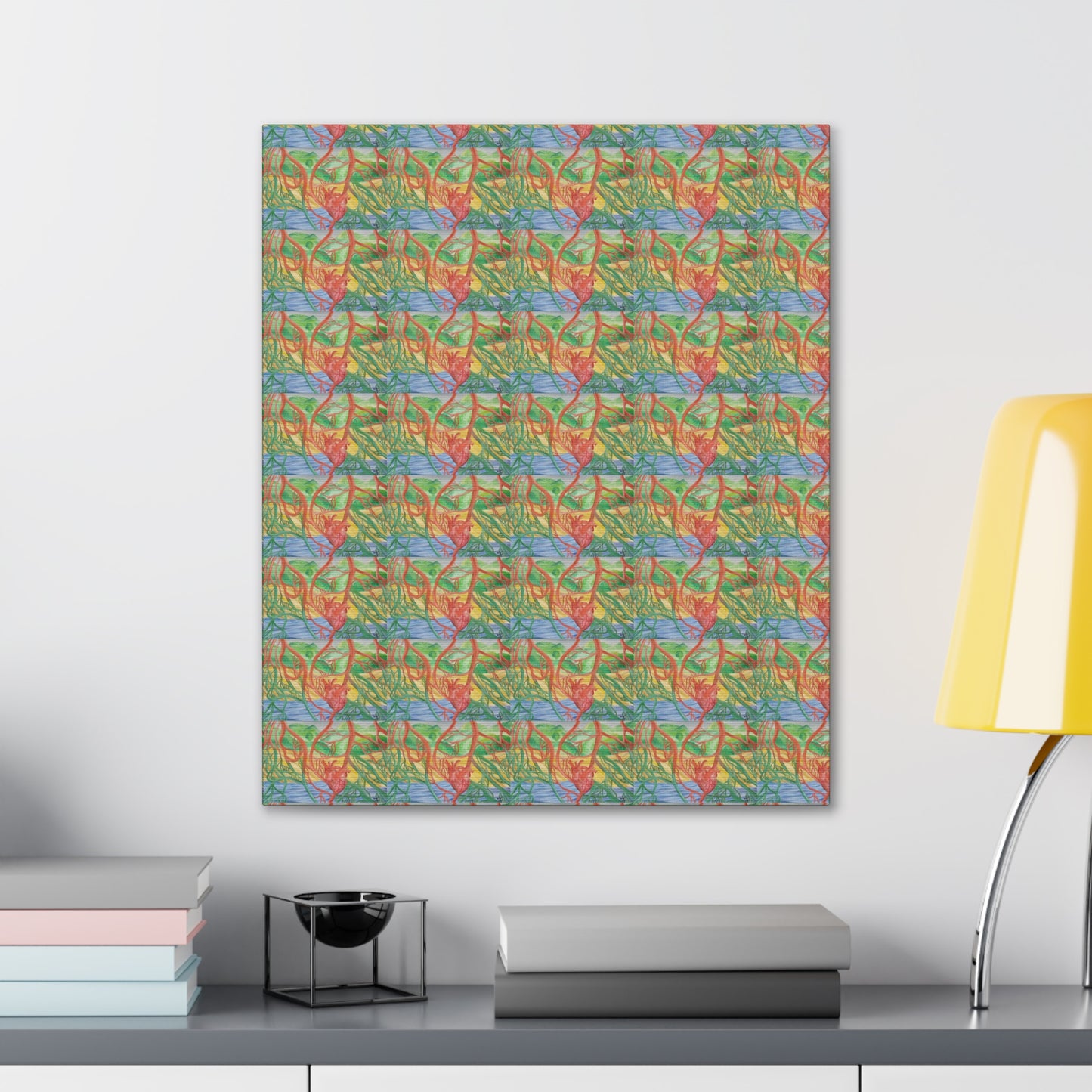 Eco Cardiology Canvas Gallery Wraps